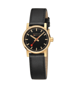 Mondaine’s Evo 2 30mm golden watch